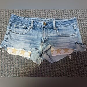 Vintage American Eagle Cutoffs with Star Pockets